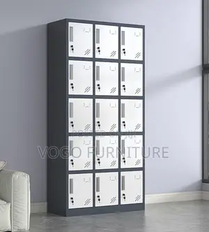 Office Locker; 15 Compartment Office Storage Locker Cabinet