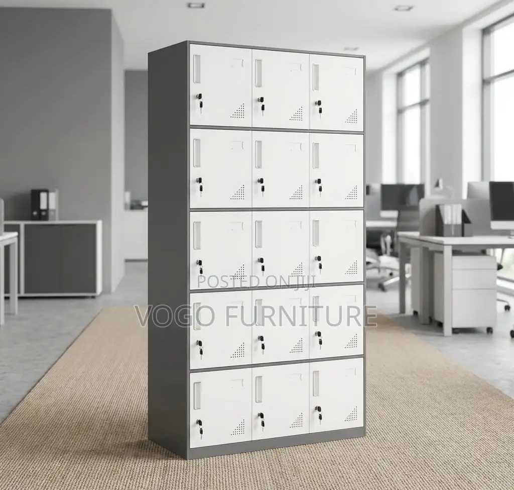 Office Locker; 15 Compartment Office Storage Locker Cabinet