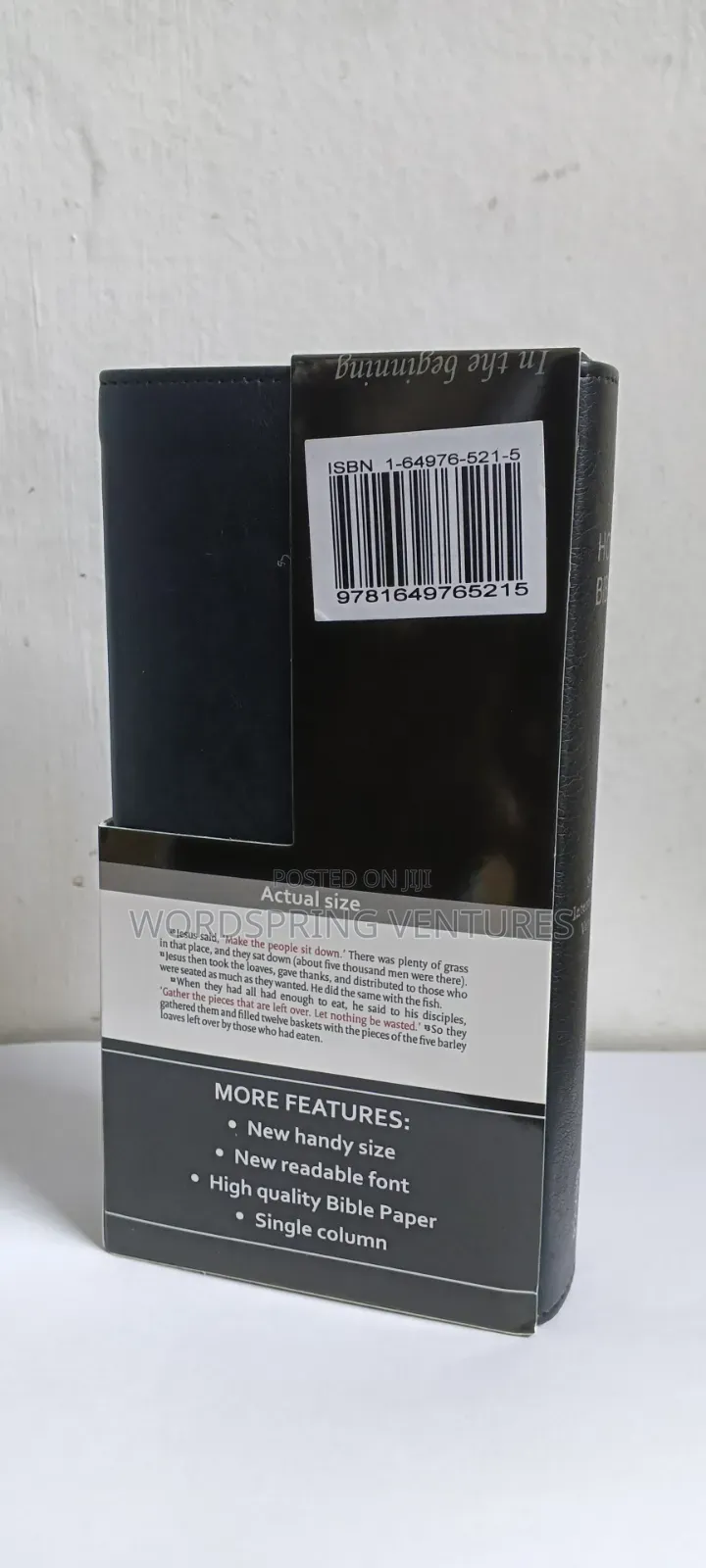NIV Trimline Bible Black