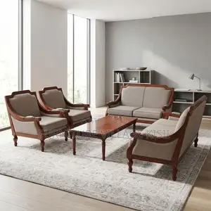 7-Seater Modern Reception Office Sofa