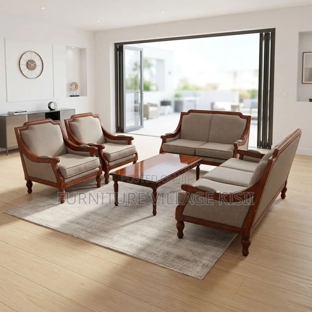 7-Seater Modern Reception Office Sofa