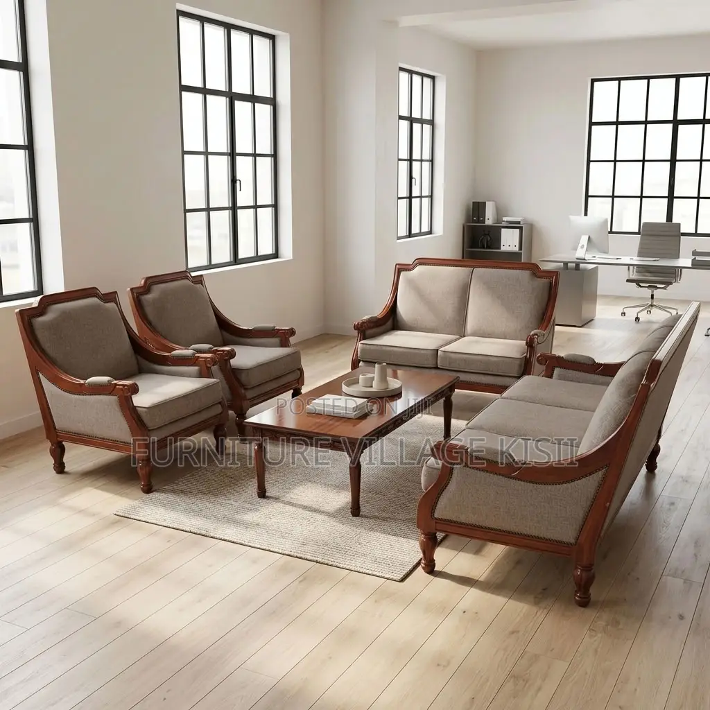 7-Seater Modern Reception Office Sofa