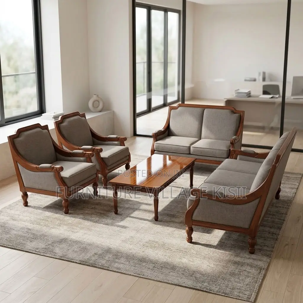 7-Seater Modern Reception Office Sofa