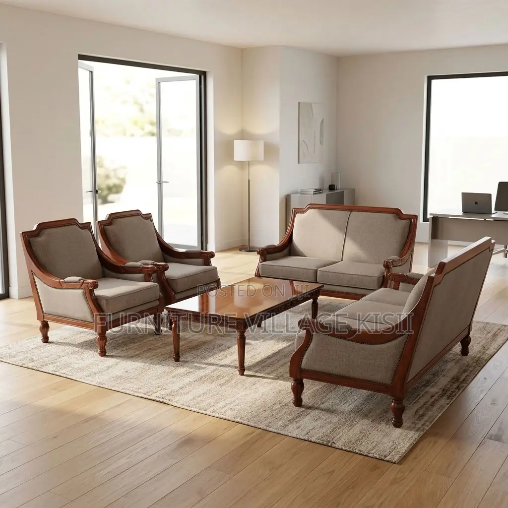 7-Seater Modern Reception Office Sofa