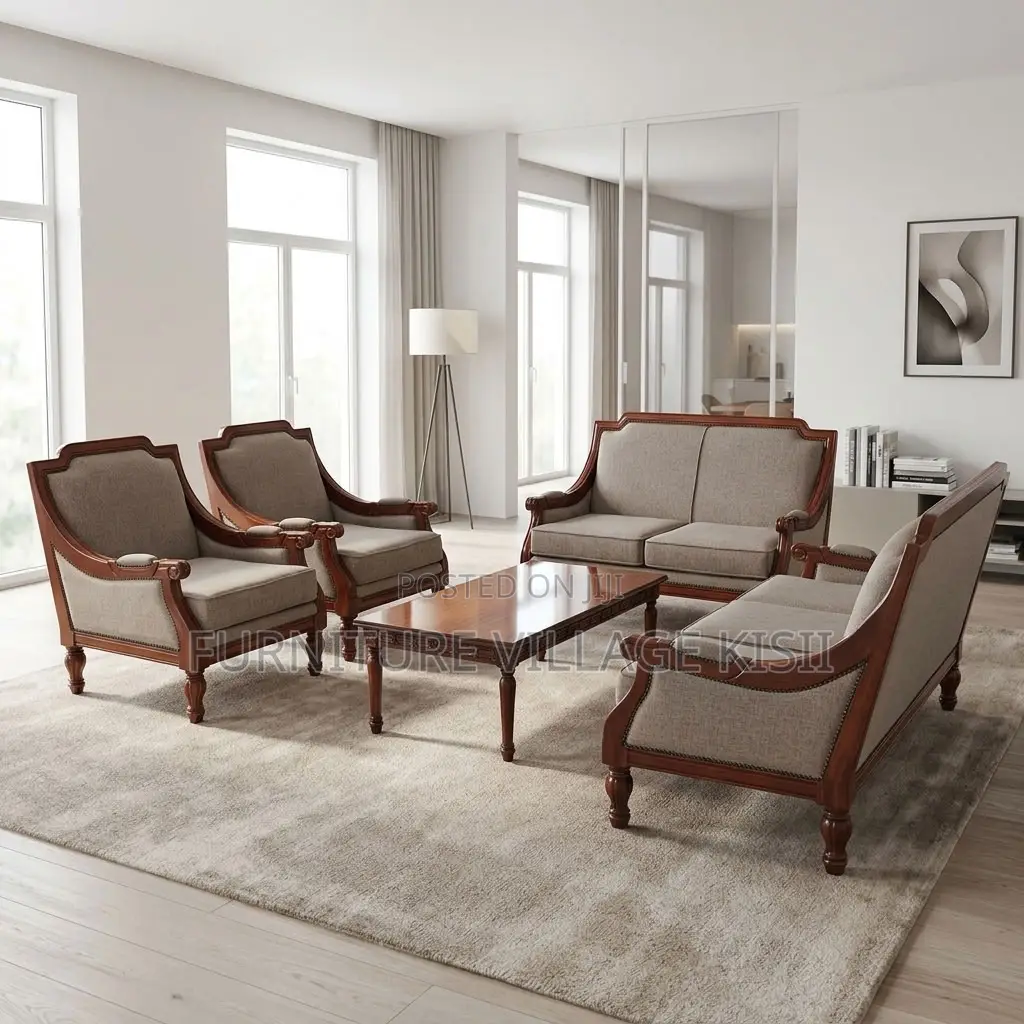 7-Seater Modern Reception Office Sofa