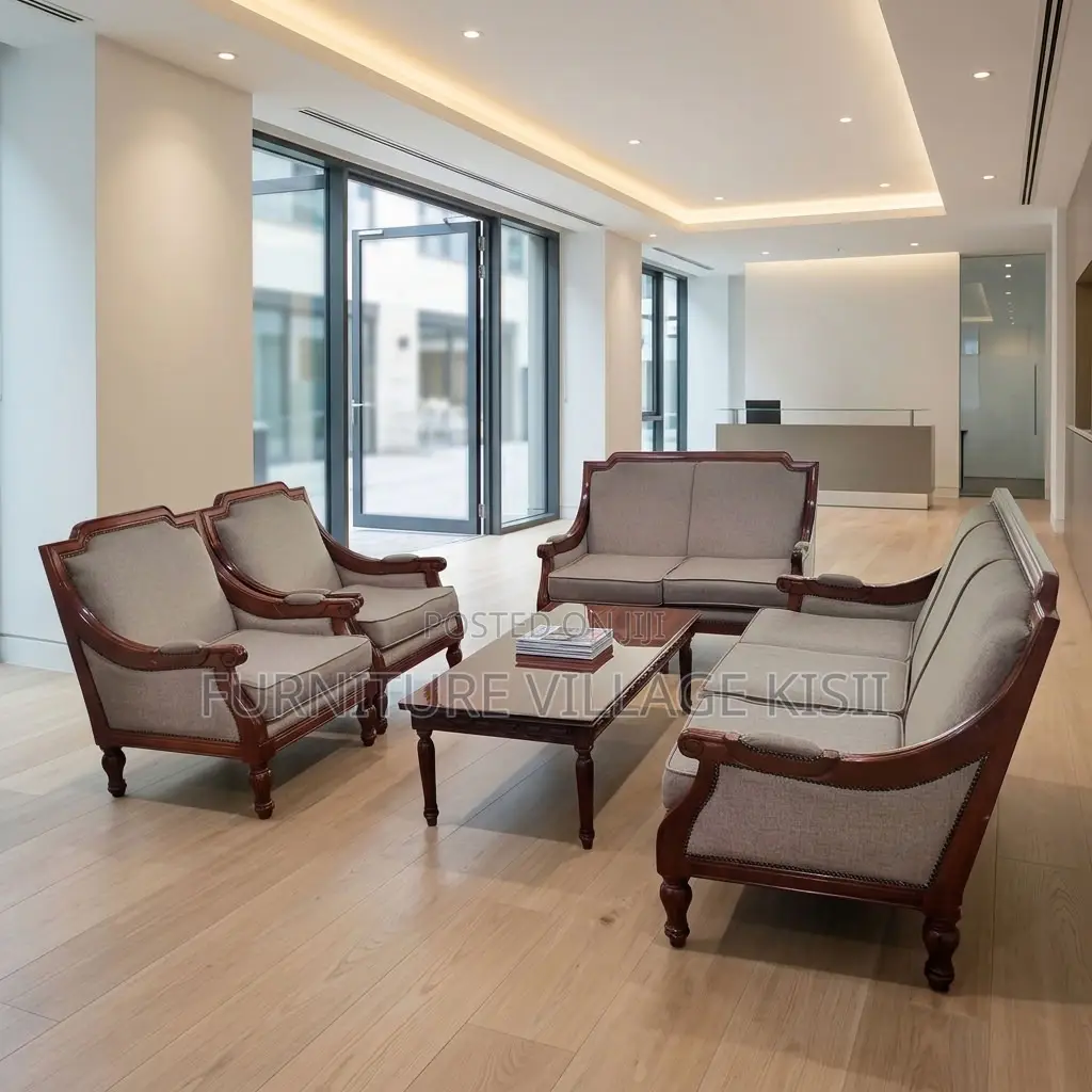 7-Seater Modern Reception Office Sofa