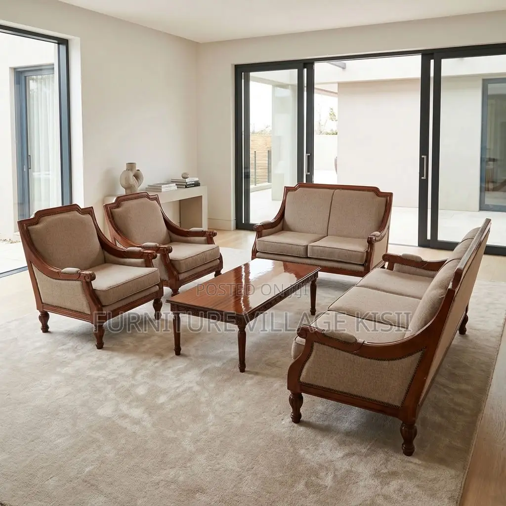 7-Seater Modern Reception Office Sofa