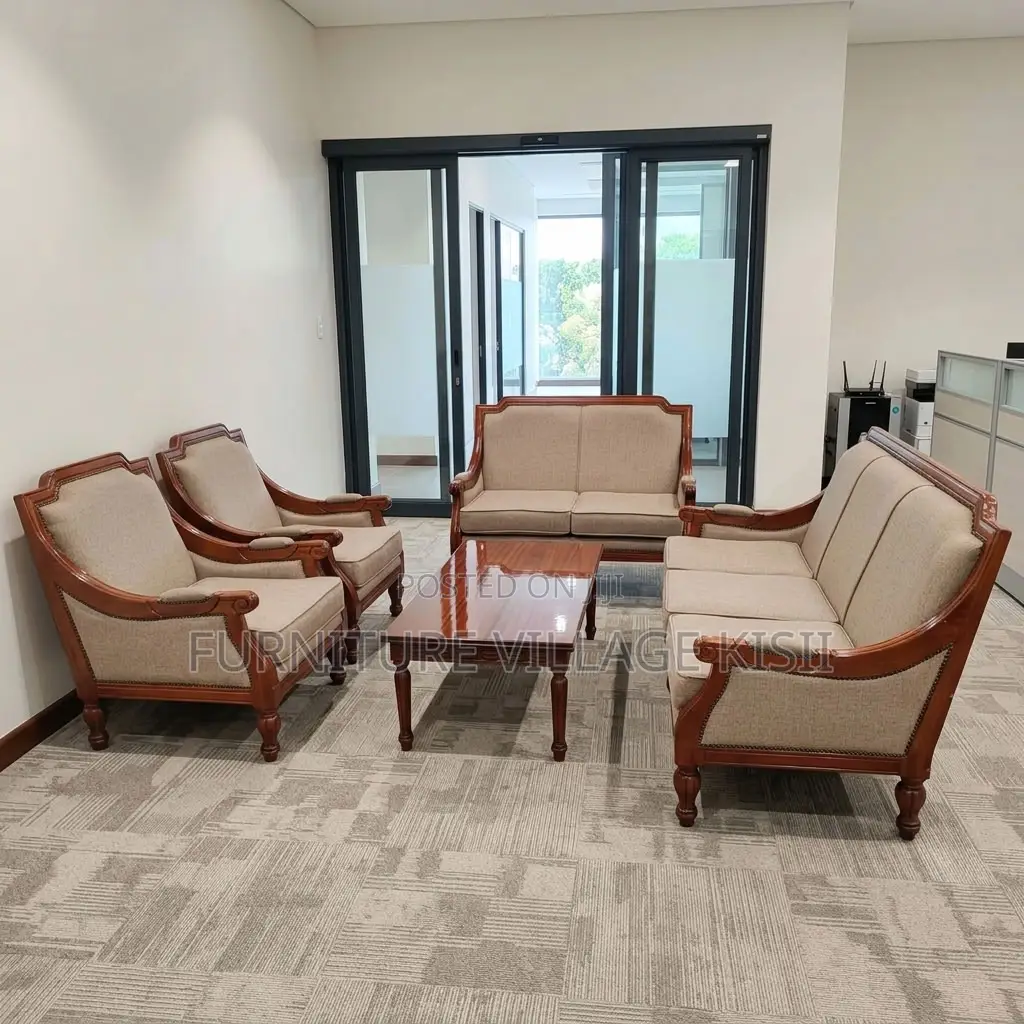 7-Seater Modern Reception Office Sofa