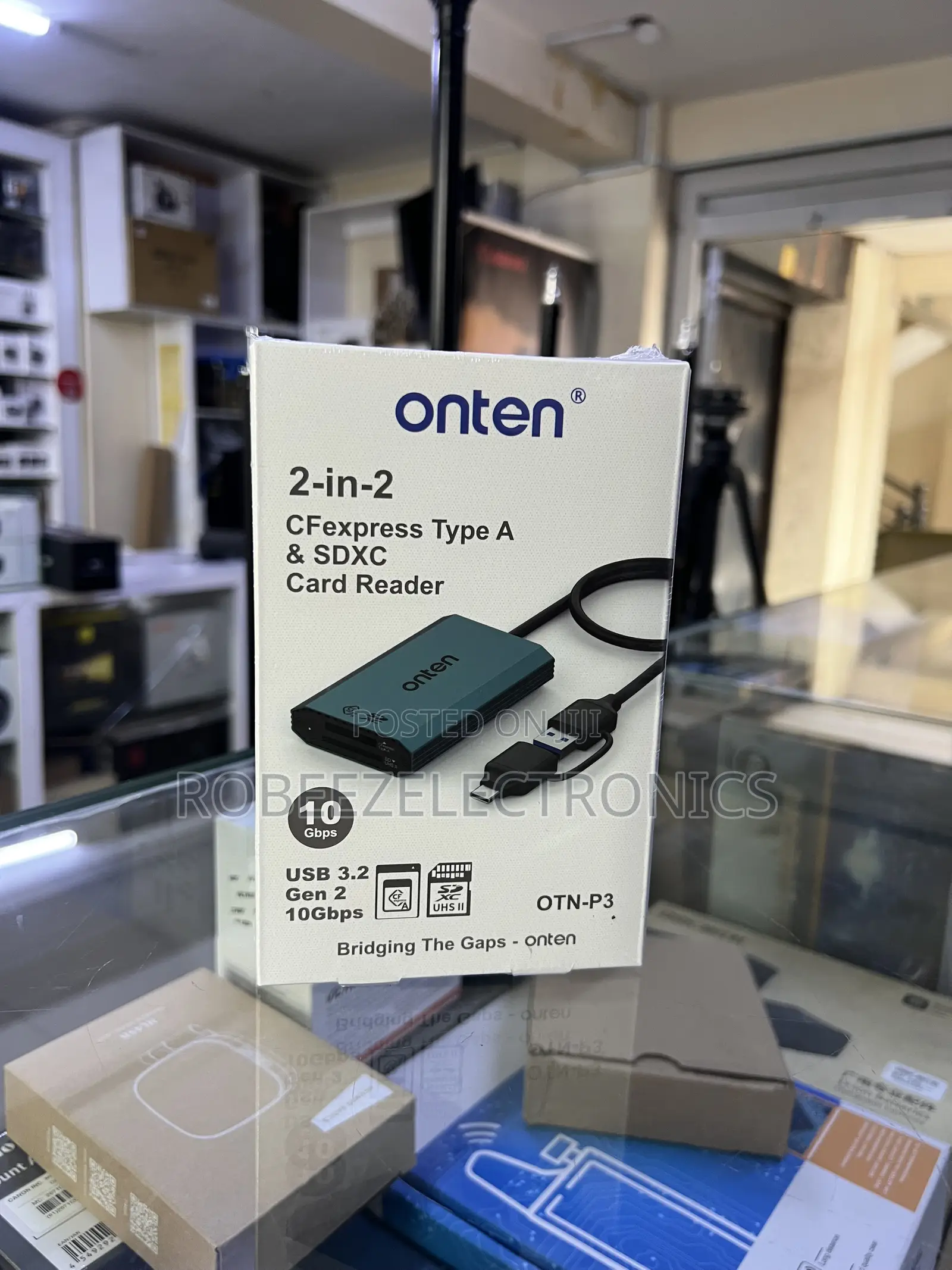 ONTEN CFExpress Type a & UHS II SDXC 2 in 1 Card Reader
