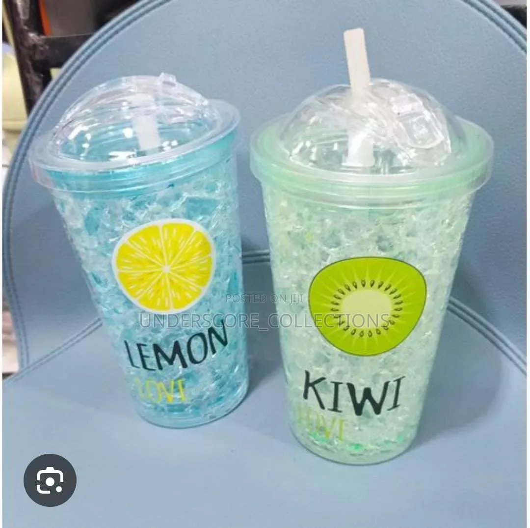 600ml Double Wall Acrylic Frost Ice Smoothie Cup