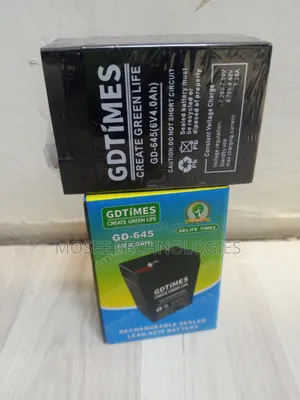 GDTIMES GD-645 6V 4.0Ah Rechargeable Battery
