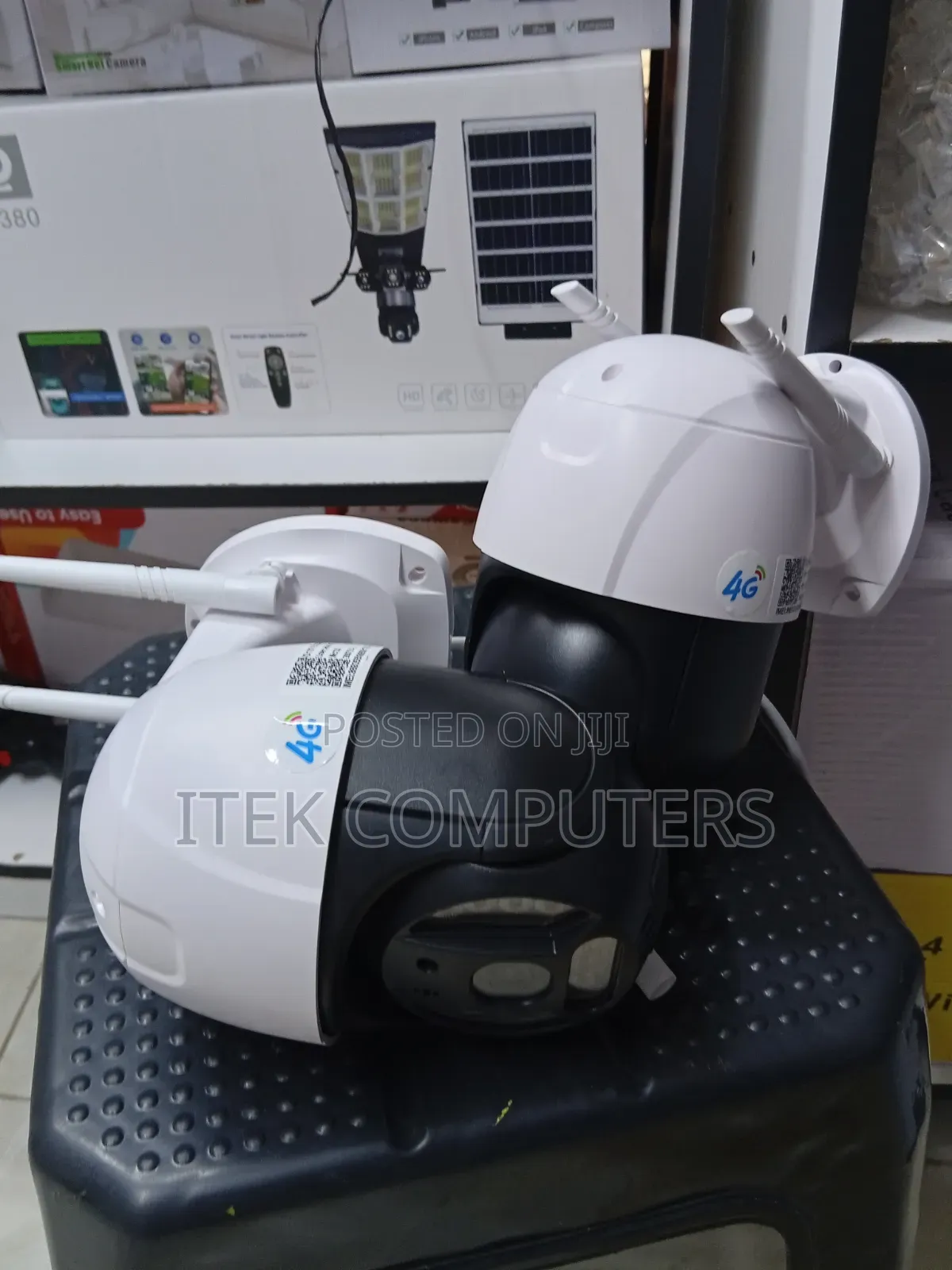 Wireless 4G Single Lens CCTV Camera for Garage Surveillance