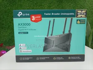 TP-Link AX3000 Wireless Dual Band Gigabit WiFi 6 Router TL-ARCHER AX53