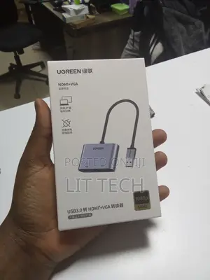 UGREEN USB 3.0 to HDMI + VGA Converter (Model: CM449 | P/N: 20518).