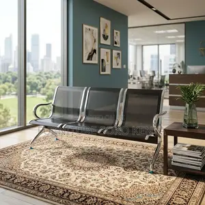 Airport Bench : 3-Seater Metallic Waiting Bench / Airport-Style