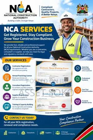 NCA Registration, Licensing and Compliance Services in Kenya