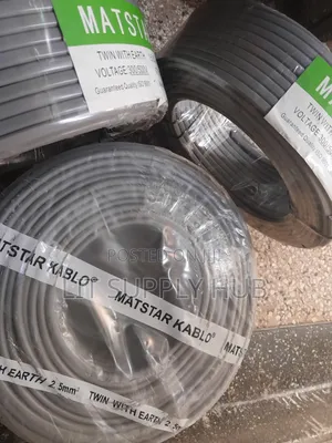 2.5mm Twin With Earth Cable, 90 Meters for Socket Installation