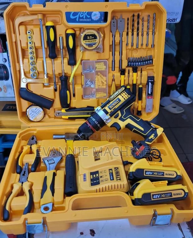 48v 7cordless Drill and Tool Set - thumbnail 2