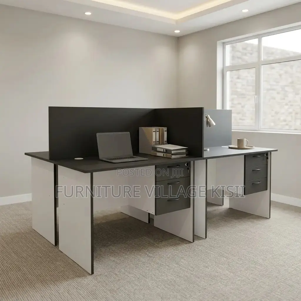 4-Way Custom Office Workstation