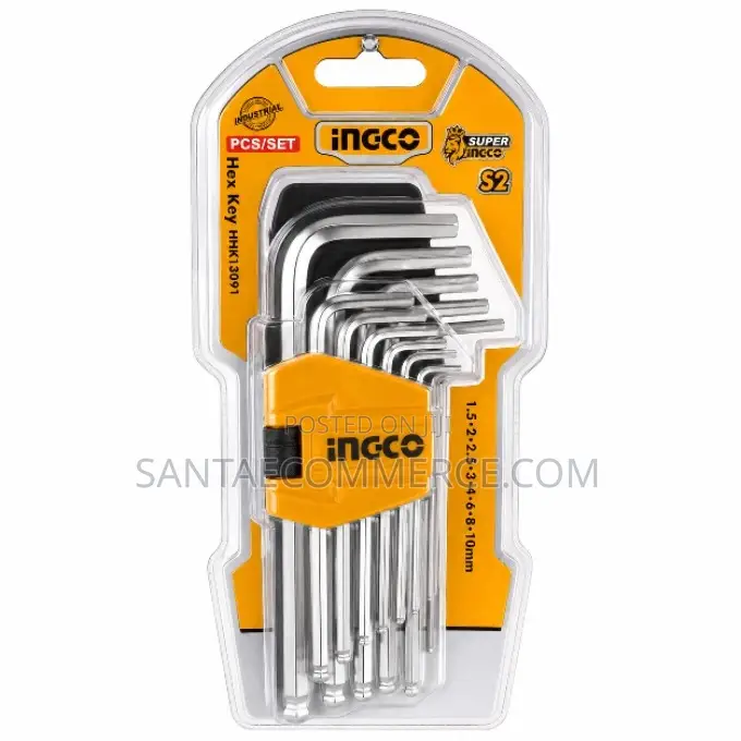 INGCO HHK13091 Hex Key Set