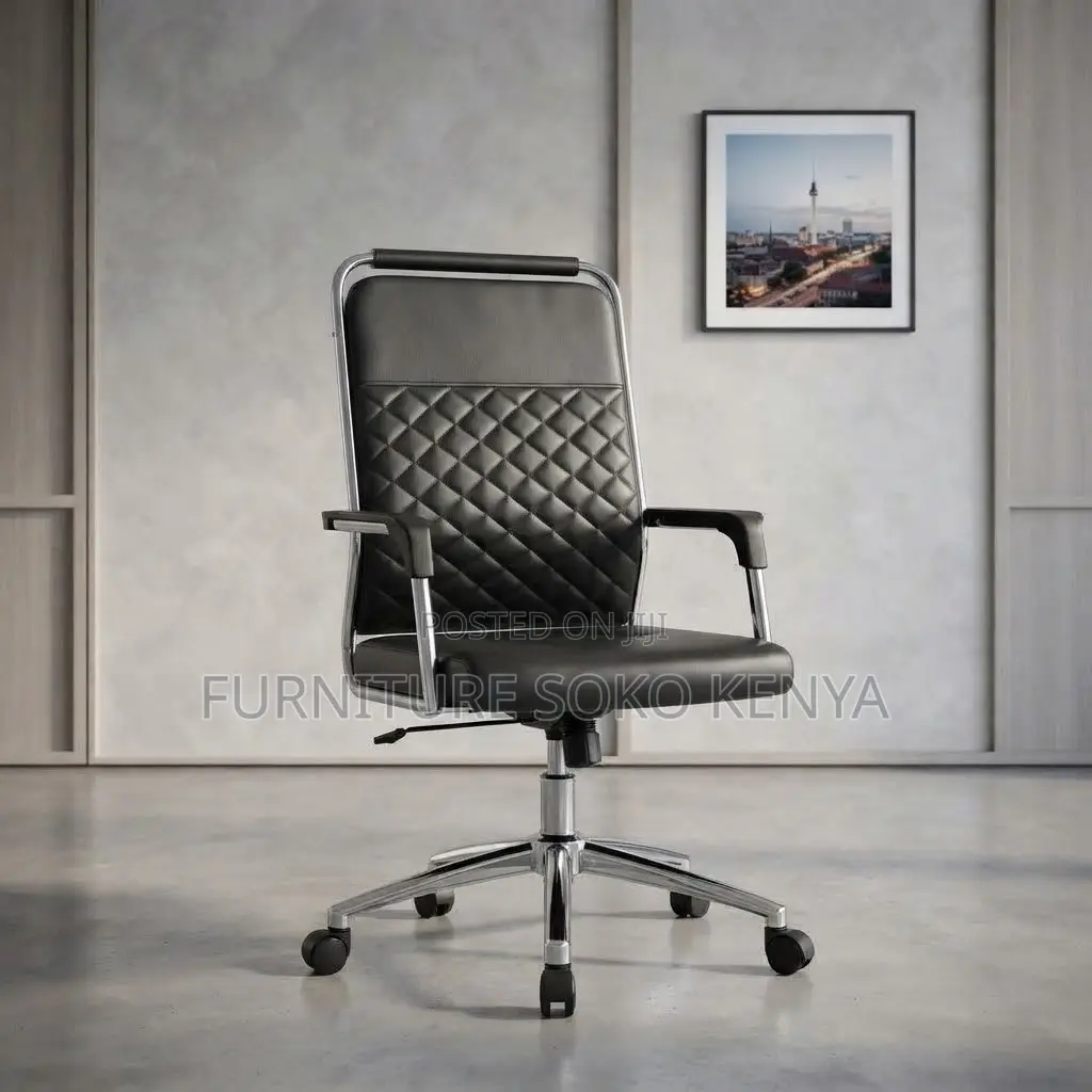 Office Chairs; Executive High Back Strong Armed Office Chair