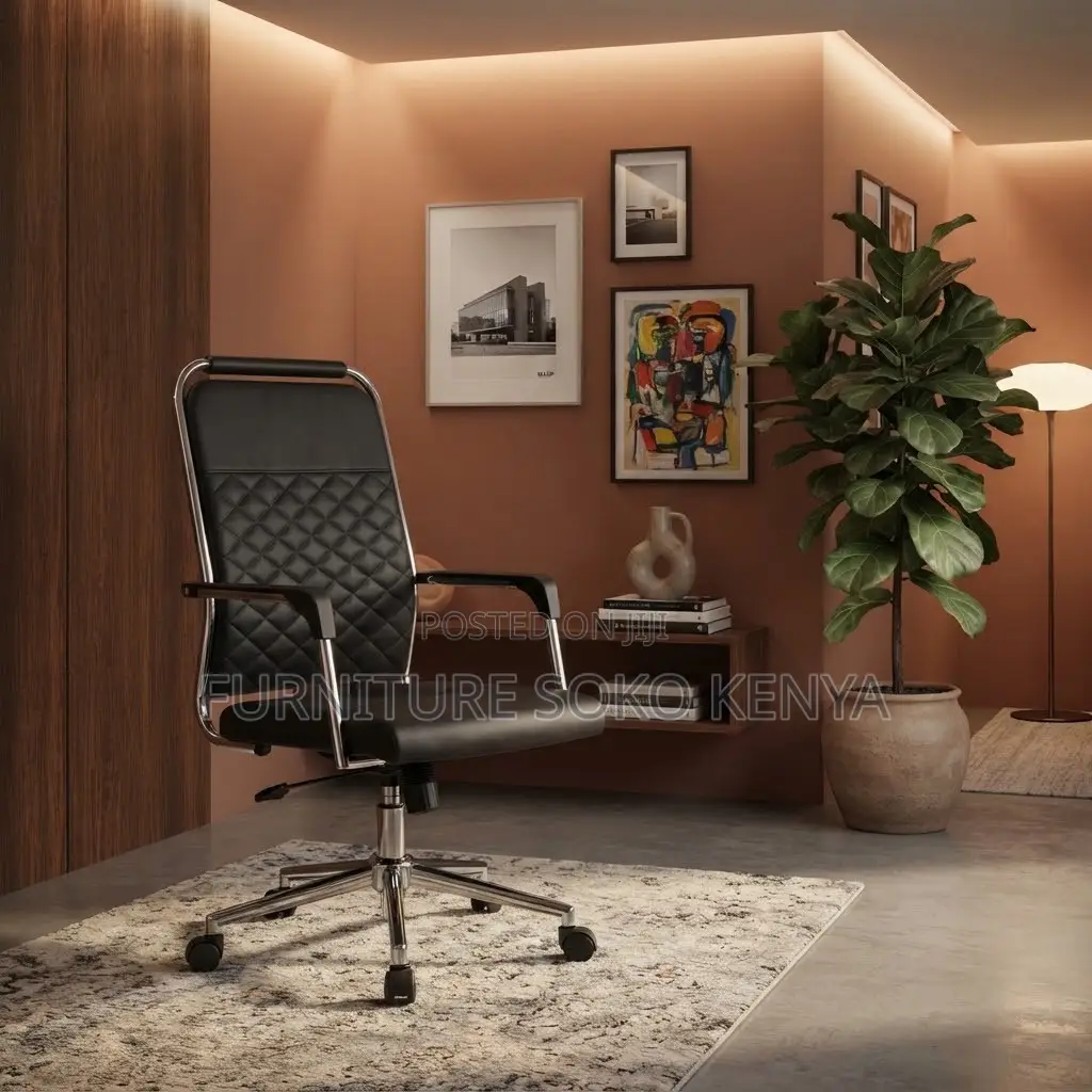 Office Chairs; Executive High Back Strong Armed Office Chair