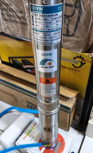 Doyin 400W Solar Submersible Pump/55-Metre Max-Head Solar Water Pump