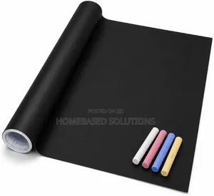 Adhesive Black Board Paper With 5 Chalks 90×200cm