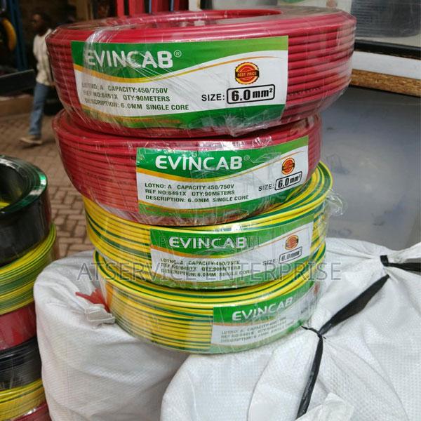 Affordable EVIN 6mm Single-Core Electrical Cable - main view