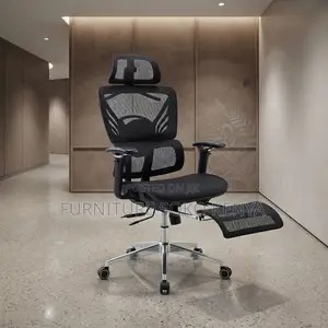 Office Chairs; Executive Office Mesh Chair With Footrest