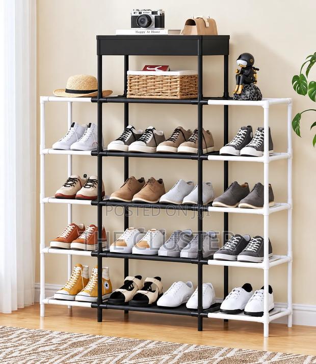 Elevated Shoe Rack 5 Layers - main view