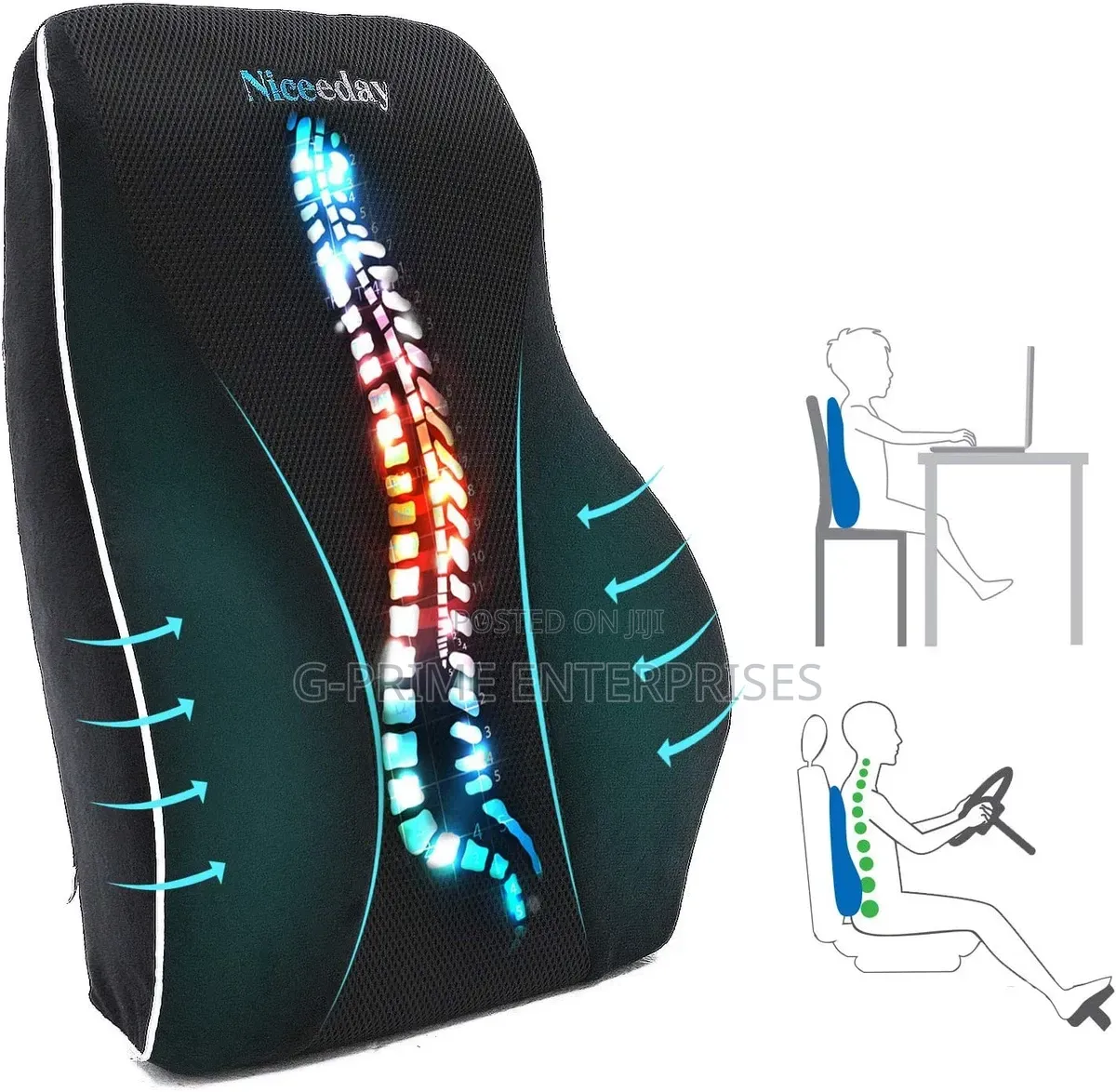 Lumbar Support Pillow for Office Chair