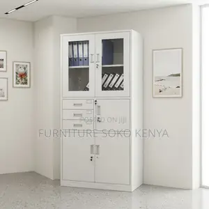 Office Cabinet; 2-Door File Cabinet With Safe Box