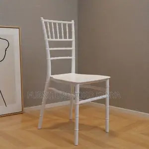 Home Chairs; High Backrest White Stackable Events Chair