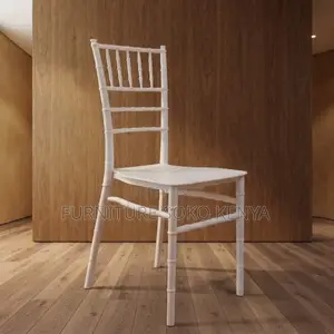 Home Chairs; High Backrest White Stackable Events Chair