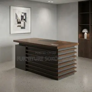 Office Desk; 1.4 Meters Advanced Home Office Golden Desk
