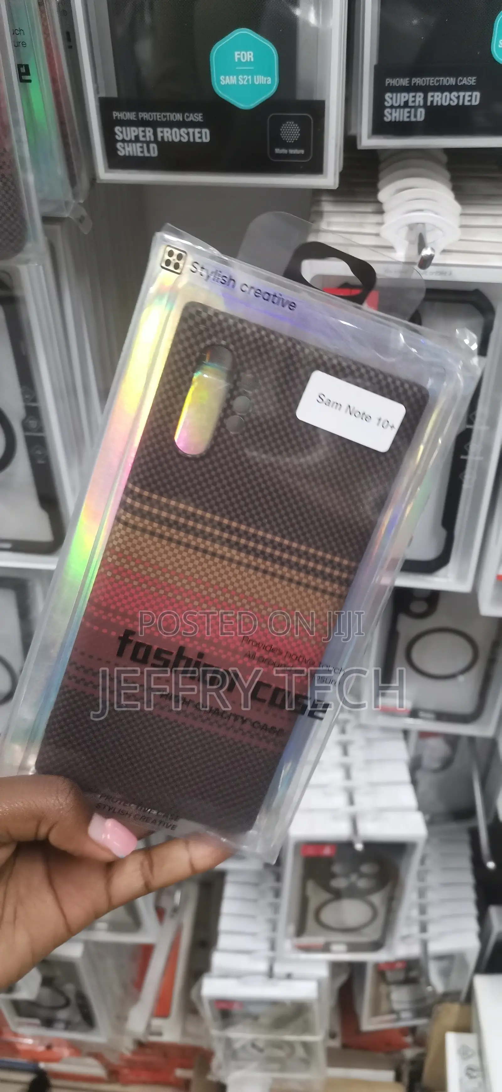 Carbon Fiber and Tribal Gradient Design for a Samsung Galaxy Note