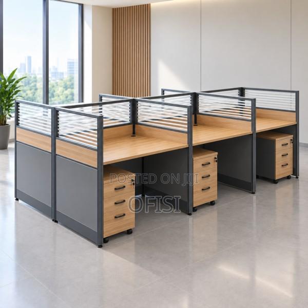 Office Workstation; 6-Seater Office Workstation Desk - thumbnail 2