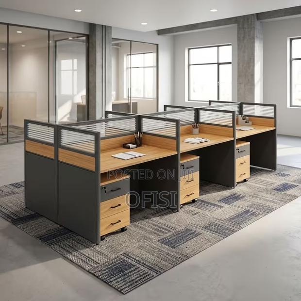 Office Workstation; 6-Seater Office Workstation Desk - thumbnail 3
