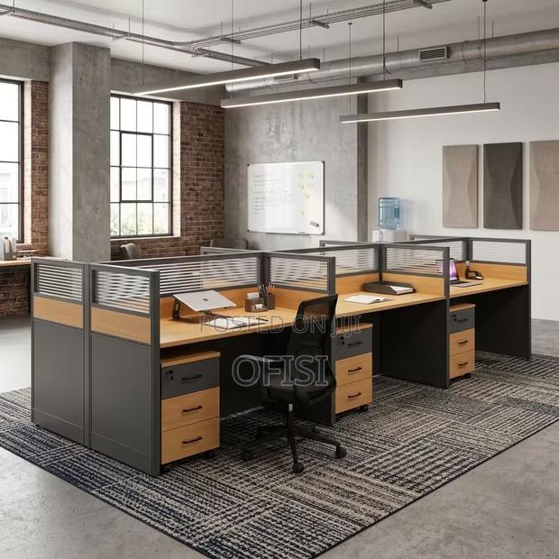 Office Workstation; 6-Seater Office Workstation Desk - thumbnail 4