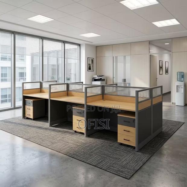 Office Workstation; 6-Seater Office Workstation Desk - thumbnail 5