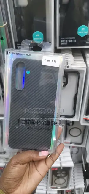 Carbon-Fiber Style Protective Case Labeled for the Samsung Galaxy A16