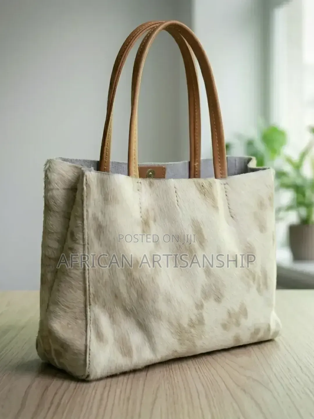 Woven Sisal and Hide Bags