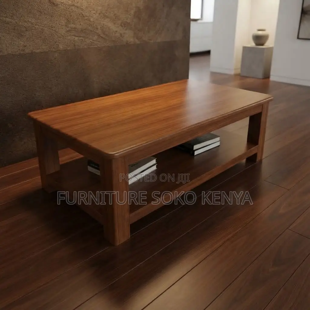 Coffee Table; Mahogany Home and Office Reception Coffee Table