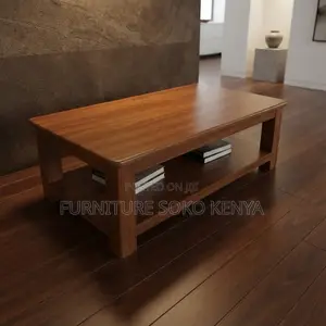 Coffee Table; Mahogany Home and Office Reception Coffee Table