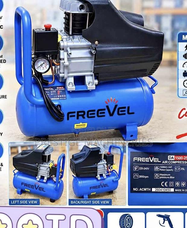 Direct 25l Air Compressor/Air Compressor 25 Litres - thumbnail 2
