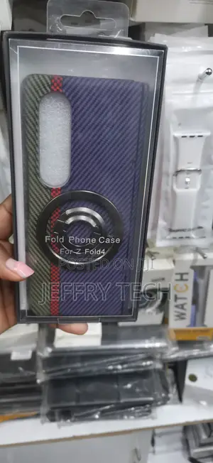 Samsung Galaxy Z Fold Fashion Carbon Fiber Magnetic Case "For Z Fold4
