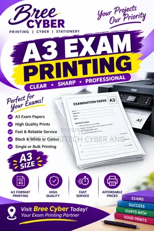 A3 Booklet Exam Printing