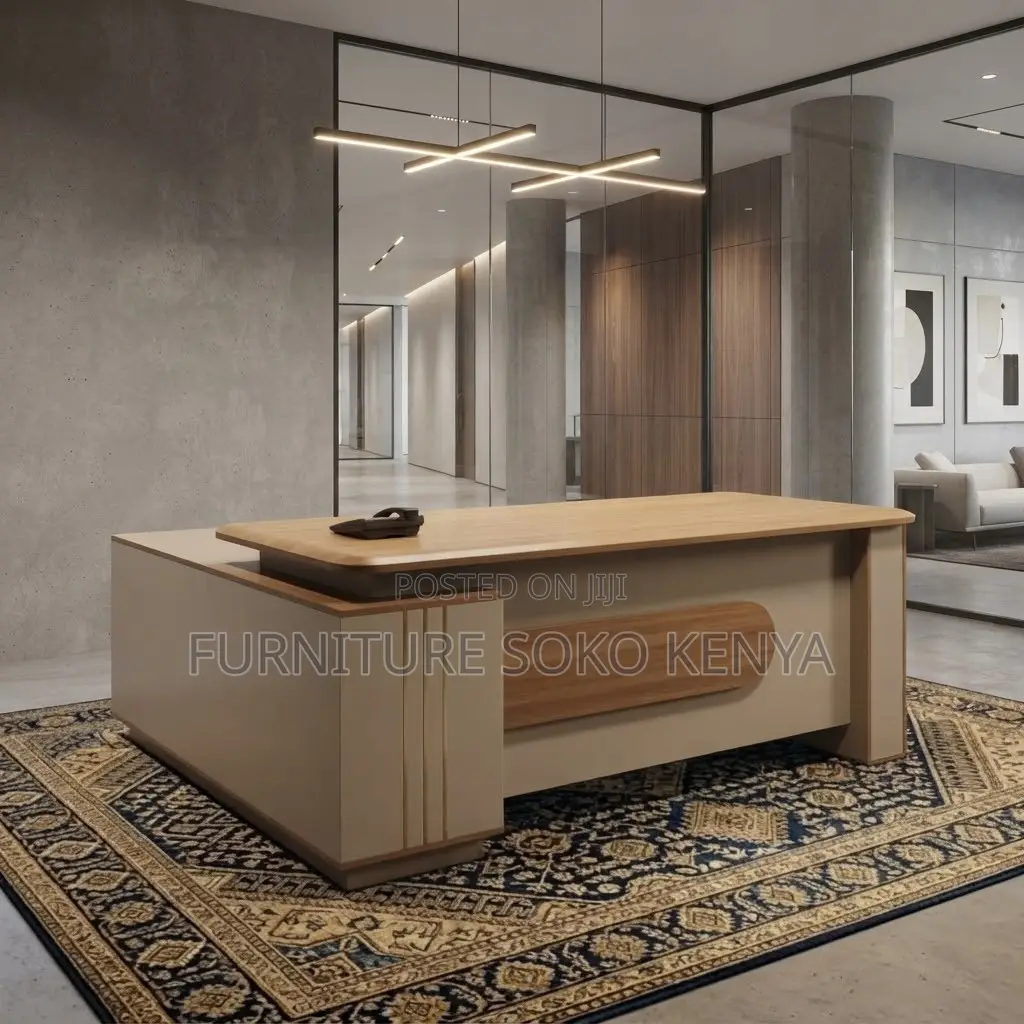 Office Desk; 1.8 Meter - Executive L-Shape Advanced Desk