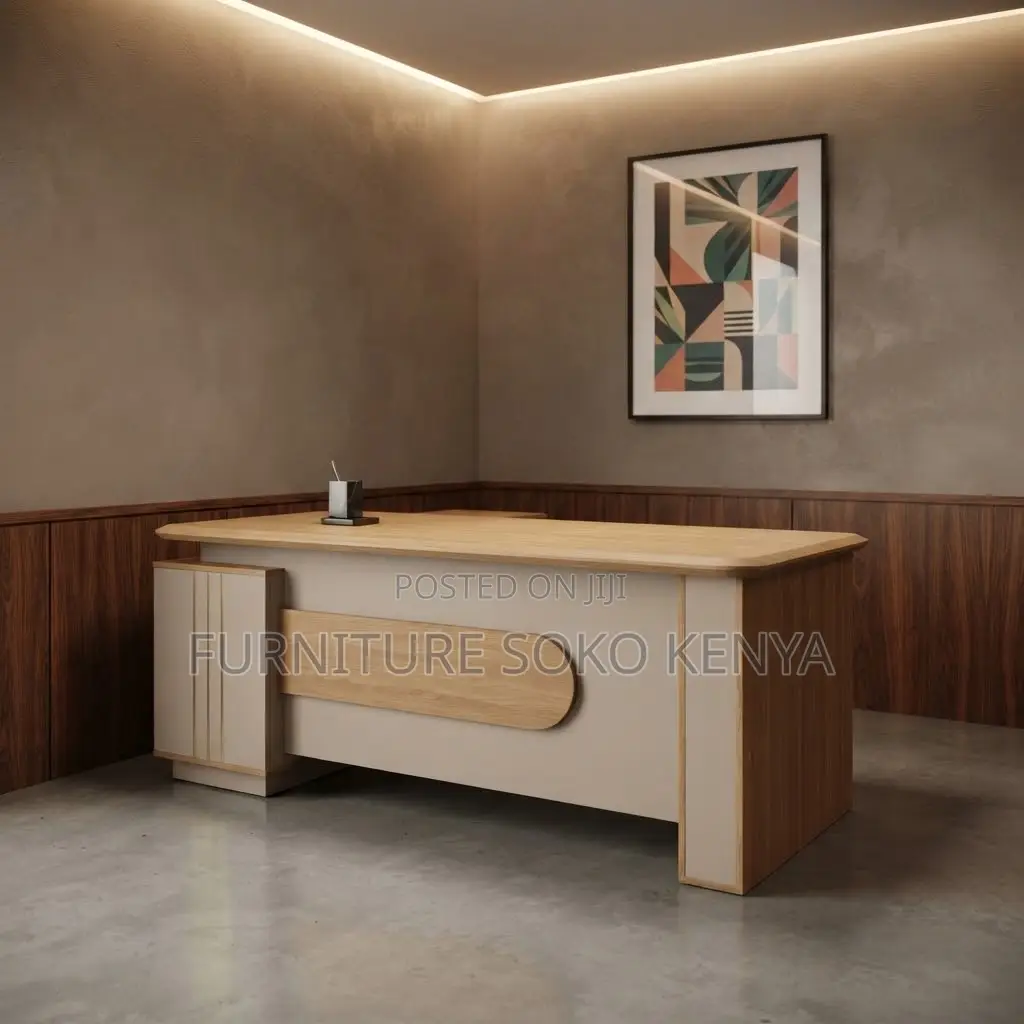 Office Desk; 1.8 Meter - Executive L-Shape Advanced Desk